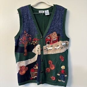 Cardinal Green and Blue Men's Vest